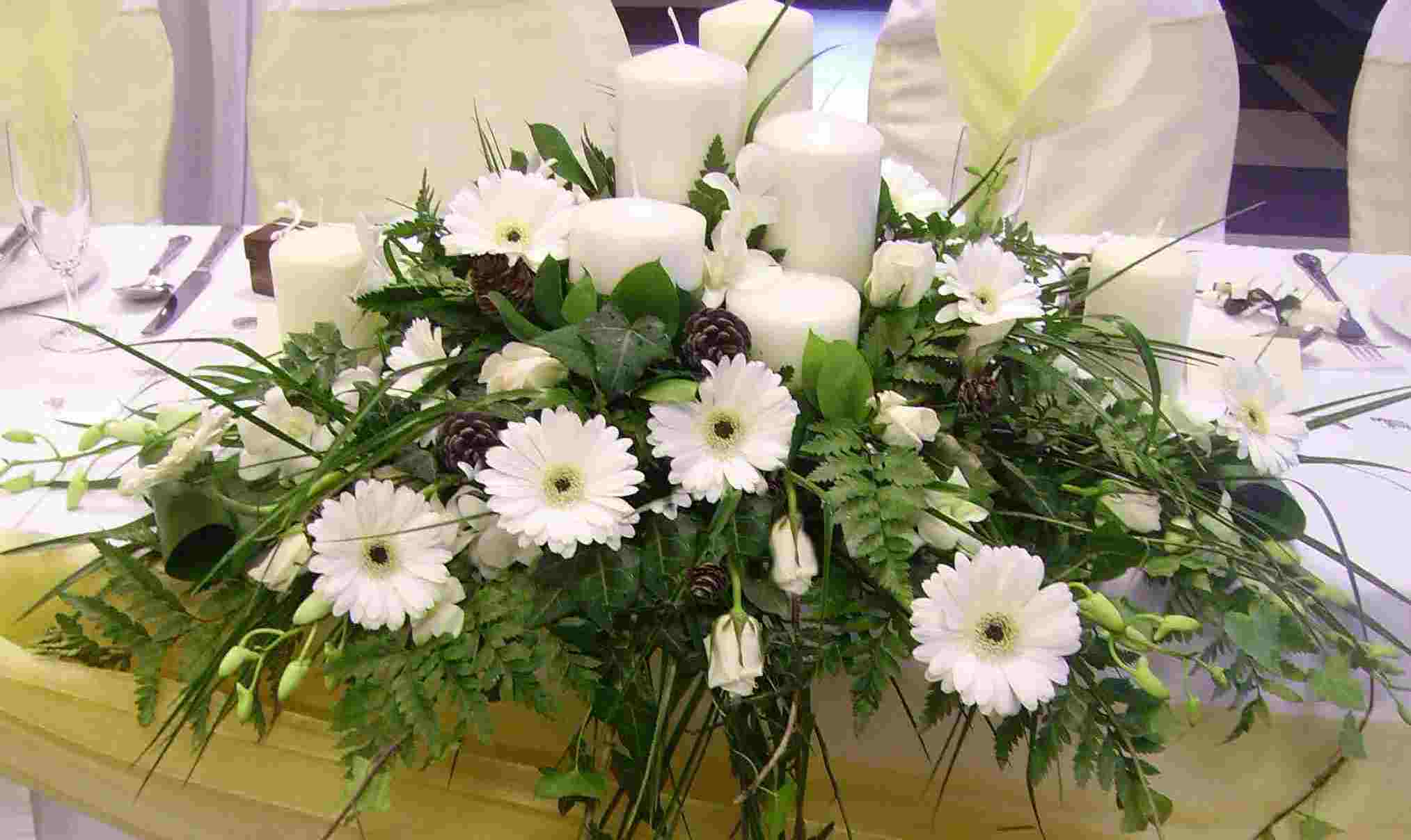 Eileen Jenkins Top Table Arrangement