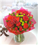 Eileen Jenkins All Red Festive Bag Bouquet