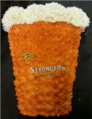 pint glass strongbow cider