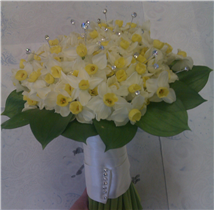 scented narcissi bridal bouquet