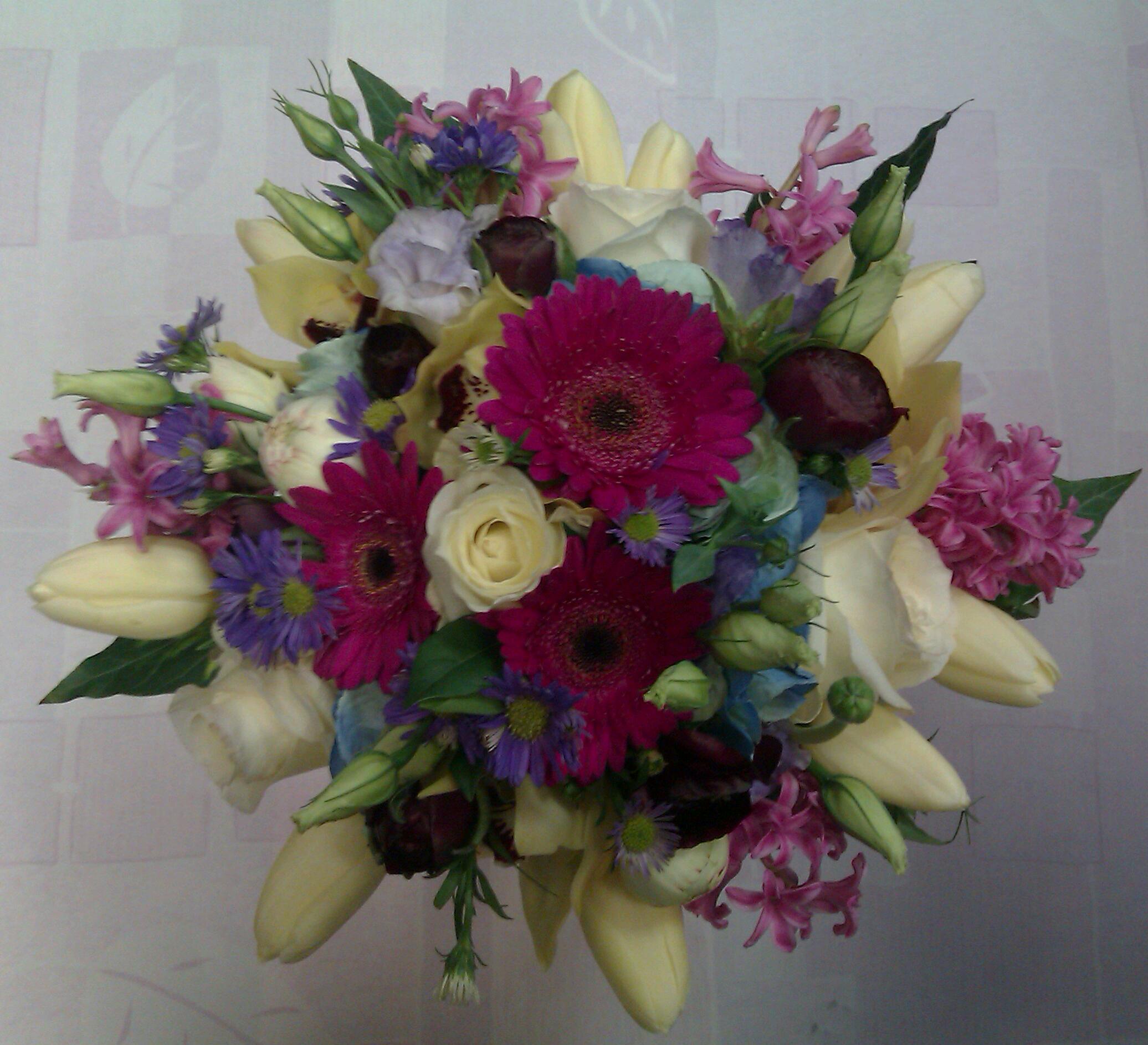 Eileen Jenkins country garden scented bridal bouquet