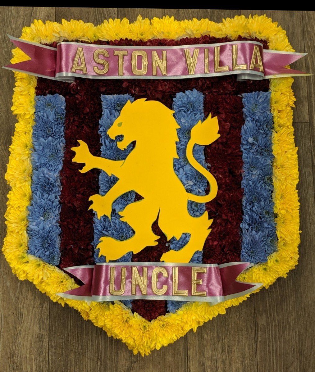 Eileen Jenkins Aston villa badge